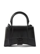 Balenciaga - Hourglass Xs Leather Bag - Womens - Black