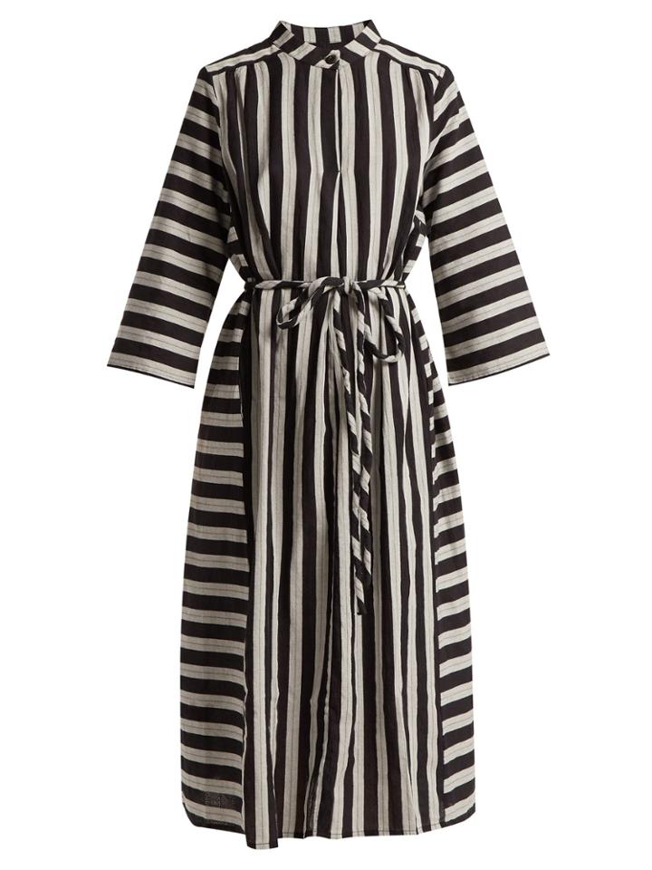 Ace & Jig Casey Striped Cotton Midi Dress
