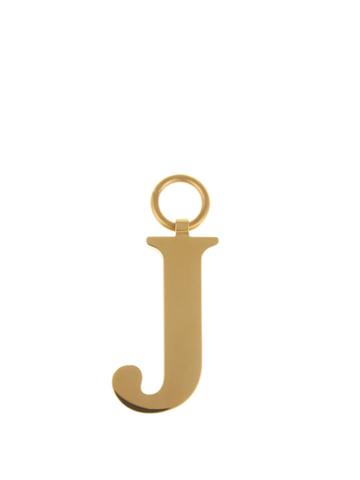 Chaos J Gold-plated Charm