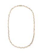 Lizzie Mandler - 18kt Gold Knife-edge Oval-link Chain Necklace - Mens - Gold