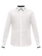Matchesfashion.com Alexander Mcqueen - Layered Cotton Poplin Shirt - Mens - White