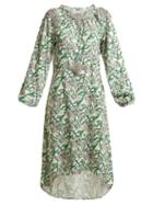 Matchesfashion.com Dodo Bar Or - Marisa Floral Print Stretch Crepe Dress - Womens - White Multi