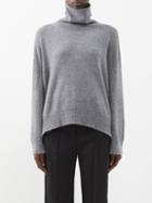 Johnstons Of Elgin - Cashmere Roll-neck Sweater - Womens - Grey