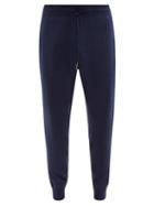 Tom Ford - Tapered-leg Cotton-blend Jersey Track Pants - Mens - Blue