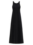 Matchesfashion.com The Row - Elkie Pima-cotton Jersey Maxi Dress - Womens - Black