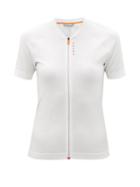 Ladies Activewear Falke - Short-sleeved Tricot Cycling Jersey - Womens - White
