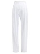 Matchesfashion.com Max Mara - Messico Trousers - Womens - White