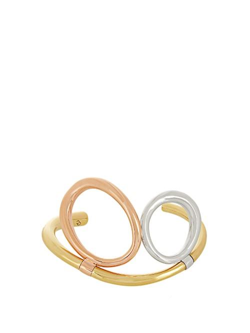 Charlotte Chesnais Twin Silver And Gold-plated Cuff