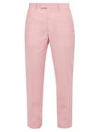 Matchesfashion.com Calvin Klein 205w39nyc - Side Stripe Slim Leg Trousers - Mens - Pink