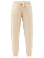 Matchesfashion.com Allude - Drawstring Wool-blend Track Pants - Womens - Beige