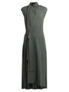 Matchesfashion.com Joseph - Birley Cady Midi Dress - Womens - Dark Green