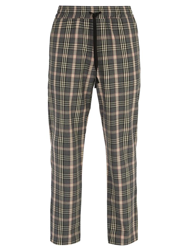 Barena Venezia Checked Straight-leg Woven Trousers