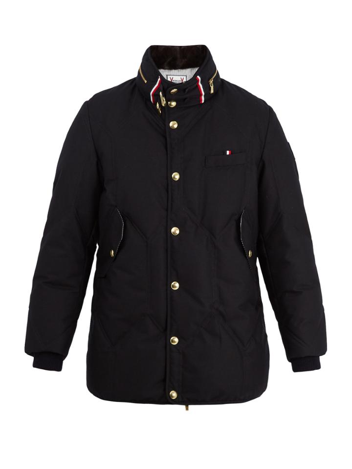 Moncler Gamme Bleu Stand-collar Quilted Down Parka