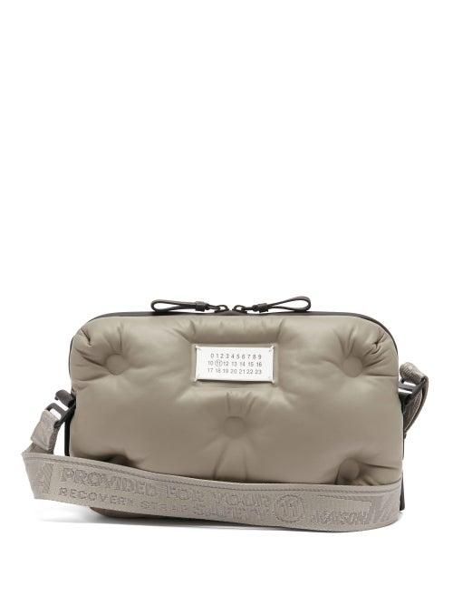 Matchesfashion.com Maison Margiela - Glam Slam Quilted-leather Shoulder Bag - Mens - Beige