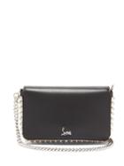 Matchesfashion.com Christian Louboutin - Zoompouch Spiked Leather Cross Body Bag - Womens - Black