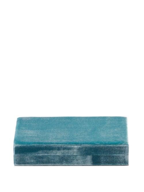 Matchesfashion.com Sophie Bille Brahe - Velvet Jewellery Box - Green