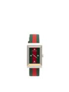 Gucci G-frame Web-striped Watch
