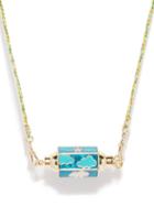 Marie Lichtenberg - Lucky Star Clouds 14kt Gold Necklace - Womens - Yellow Gold