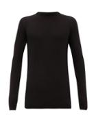 Matchesfashion.com Rick Owens - Crew-neck Cashmere Sweater - Mens - Black