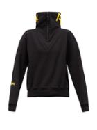 Matchesfashion.com Reebok X Victoria Beckham - Funnel-neck Cotton-jersey Sweatshirt - Womens - Black