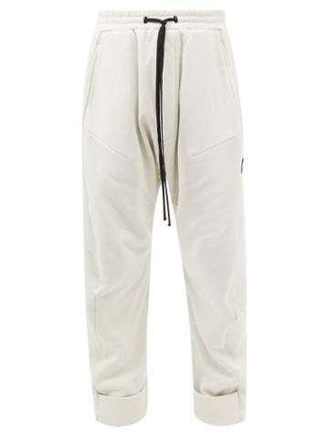 Templa - Palla Cotton-jersey Track Pants - Mens - White