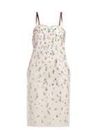 Matchesfashion.com No. 21 - Pvc Layer Crystal Embellished Cotton Dress - Womens - Multi