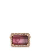 Irene Neuwirth 18kt Gold, Pink Tourmaline & Diamond Ring