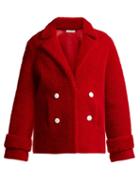 Matchesfashion.com Ins & Marchal - Dorota Double Breasted Shearling Jacket - Womens - Red