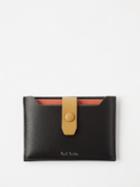 Paul Smith - Pull-out Leather Cardholder - Mens - Black Multi