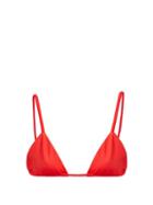 Matchesfashion.com Talia Collins - The Triangle Bikini Top - Womens - Red