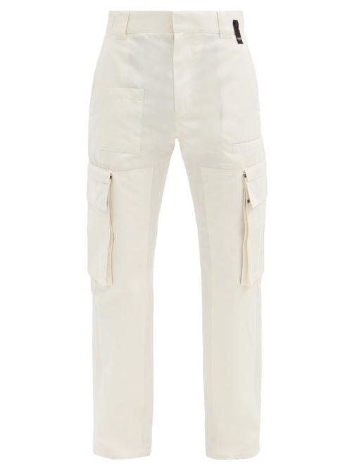 Matchesfashion.com Fendi - Cotton-blend Cargo Trousers - Mens - White