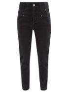 Isabel Marant - Nilane High-rise Cropped Jeans - Womens - Black