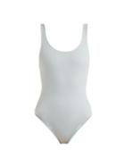 Matchesfashion.com Solid & Striped - The Anne Marie Scoop Back Swimsuit - Womens - Light Blue