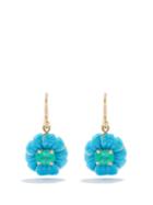 Irene Neuwirth - Botanical Diamond, Emerald & 18kt Gold Earrings - Womens - Green