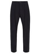 Matchesfashion.com Oliver Spencer - Relaxed Fit Drawstring Trousers - Mens - Navy