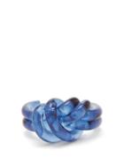 Matchesfashion.com Jw Anderson - Knot Perspex Bracelet - Womens - Blue