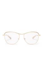 Chloé Square-frame Metal Glasses