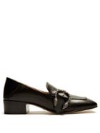 Gucci Dionysus-buckle Leather Loafers