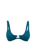Matchesfashion.com Ephemera - Underwired Triangular Bikini Top - Womens - Green