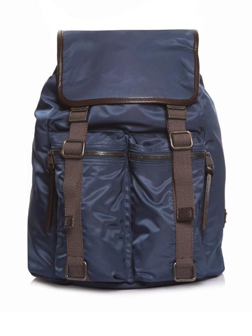 Dolce & Gabbana Leather-trimmed Nylon Backpack