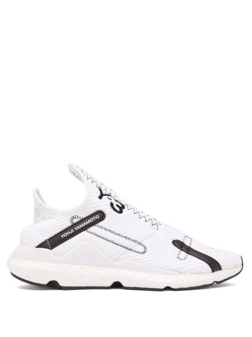 Matchesfashion.com Y-3 - Reberu Low Top Mesh Trainers - Mens - White