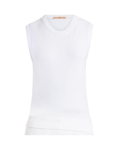 Matchesfashion.com Summa - Round Neck Fine Knit Sweater - Womens - White