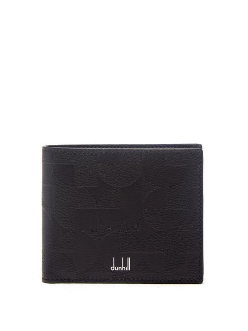 Dunhill - Belgrave Optical Grained-leather Bifold Cardholder - Mens - Black