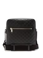 Gucci Gg-debossed Leather Cross-body Bag