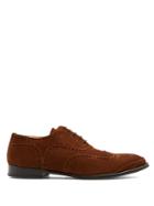 Alexander Mcqueen Lace-up Suede Brogues