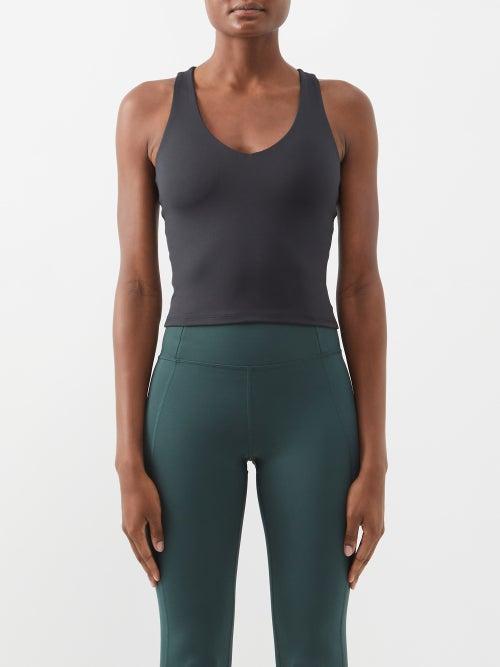 Girlfriend Collective - Zoe Cross-back Tank Top - Womens - Black