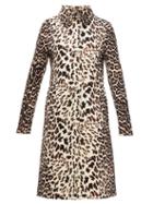 Matchesfashion.com Prada - Leopard Print Single Breasted Wool Coat - Womens - Leopard