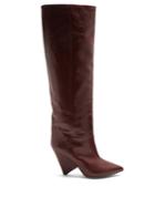 Isabel Marant Loko Smooth-leather Knee-high Boots