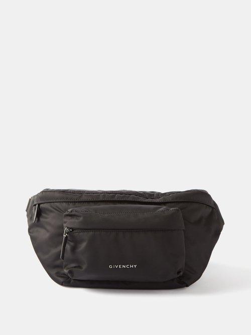 Givenchy - Essential U Coated Belt Bag - Mens - Black