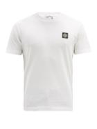 Matchesfashion.com Stone Island - Logo-patch Cotton-jersey T-shirt - Mens - White